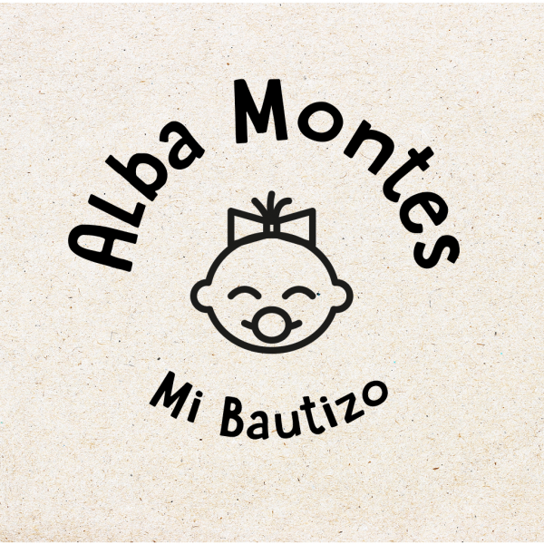 Sello para Bautizo Personalizado "Baby Girl"