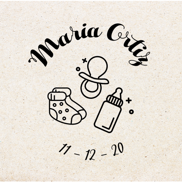 Sello para Bautizo Personalizado "Baby"