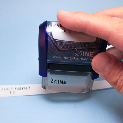 Cinta blanca termoadhesiva + centrador