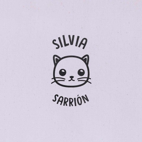 Sello Redondo Animal Gatito