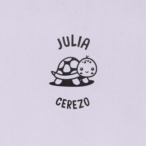 Sello Redondo Animal Tortuga