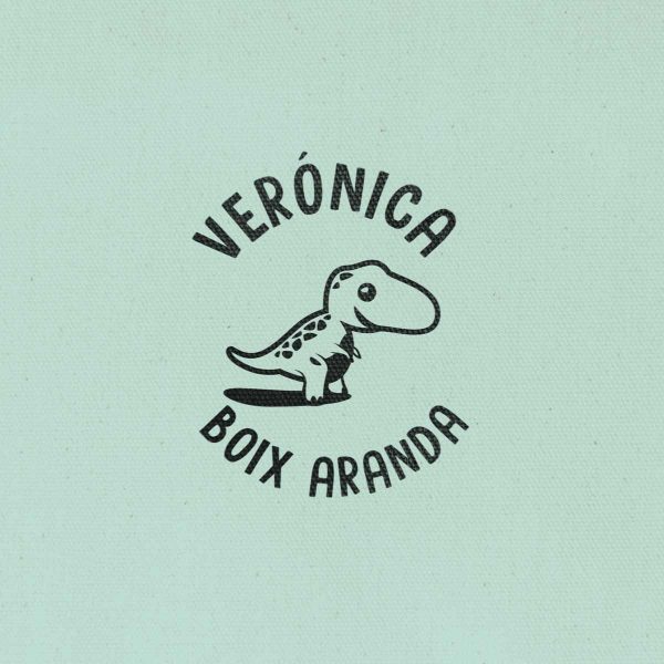 Sello Redondo Dinosaurio T-Rex