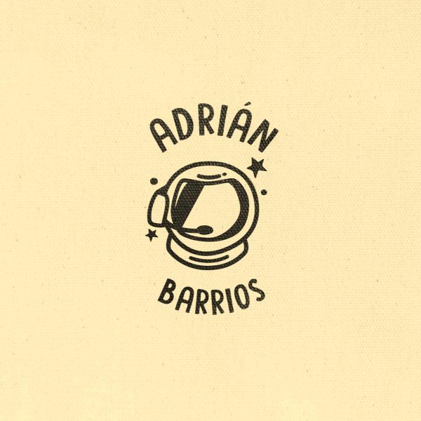 Sello Redondo Profesión Astronauta