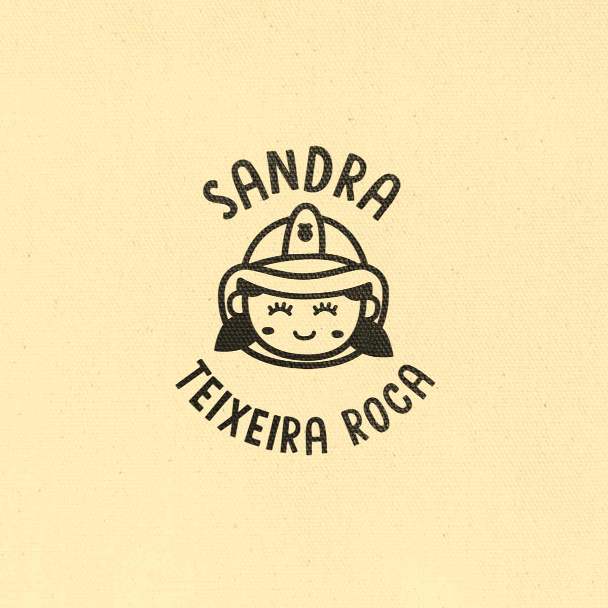 Sello Redondo Profesión Bombera