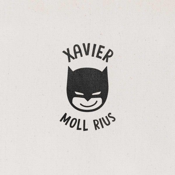 Sello Redondo Superhéroe Batman