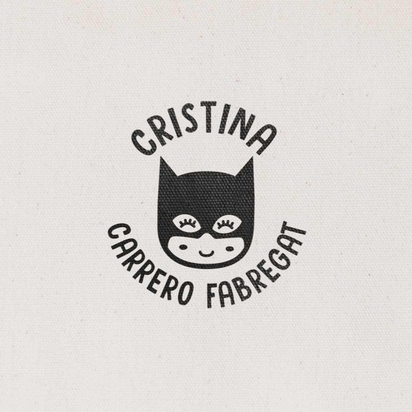 Sello Redondo Superhéroe Catwoman