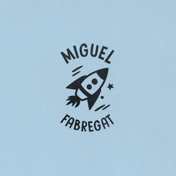 Sello Redondo Vehículo Cohete