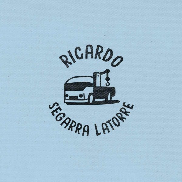 Sello Redondo Vehículo Grúa