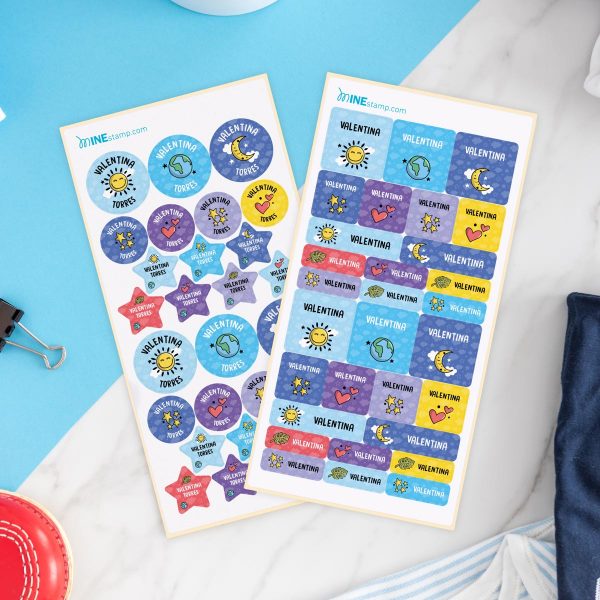 Pack de etiquetas textiles termoadhesivas CLÁSICAS