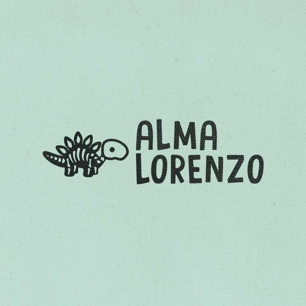 Sello Dinosaurio Estegosaurio Esqueleto