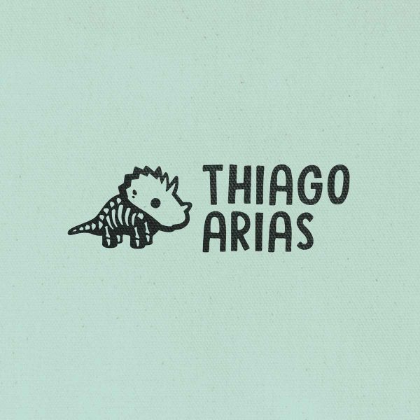 Sello Dinosaurio Triceratops Esqueleto