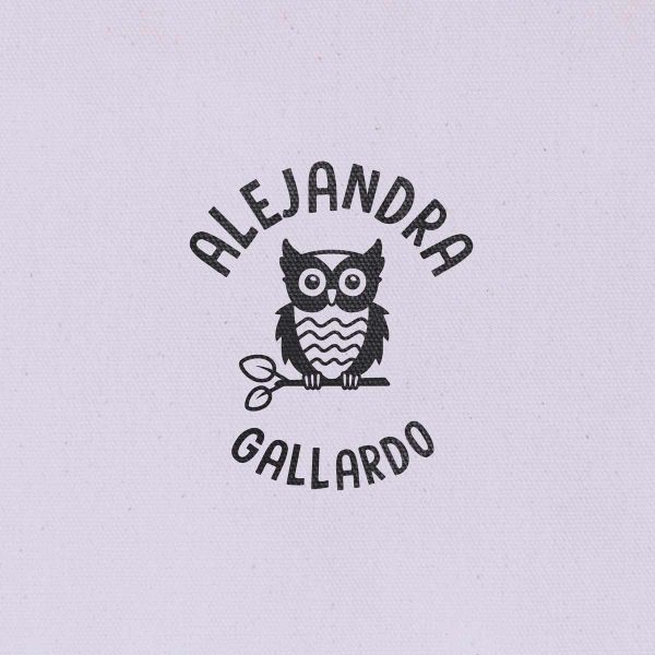 Sello Redondo Animal Búho