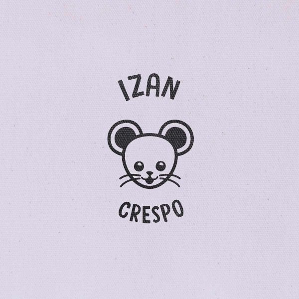 Sello Redondo Animal Ratón