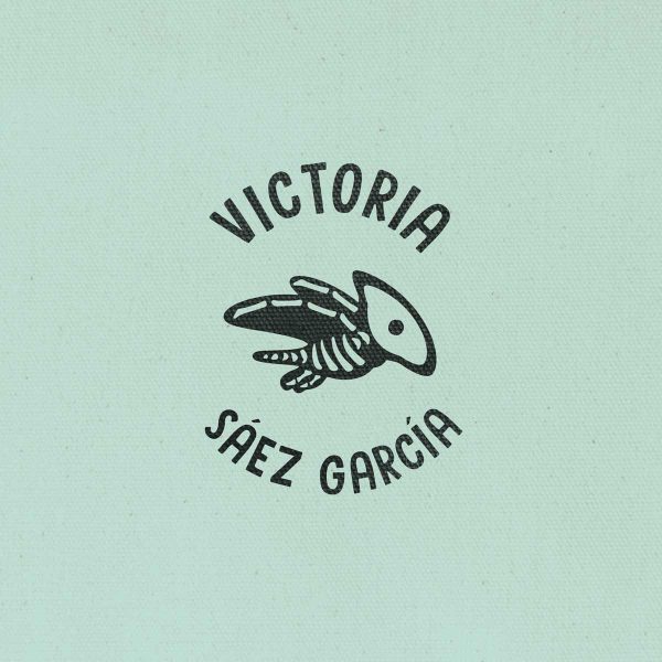 Sello Redondo Dinosaurio Pterodáctilo Esqueleto