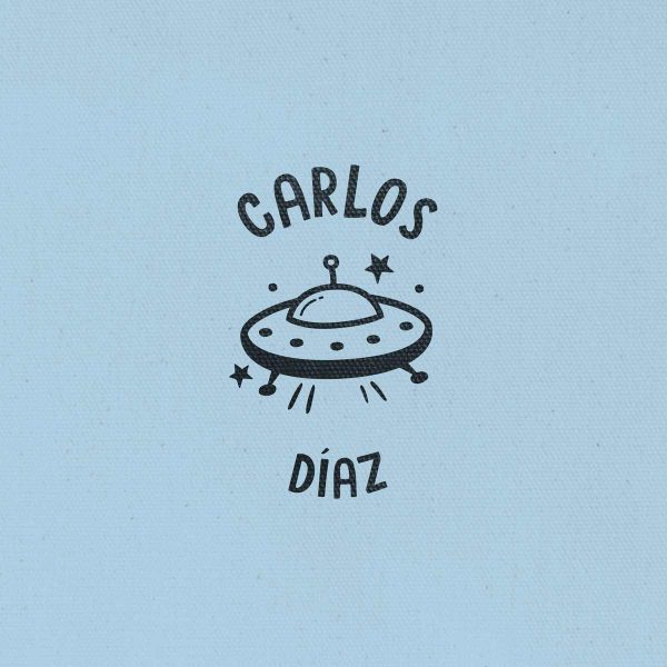 Sello Redondo Vehículo Platillo Volante