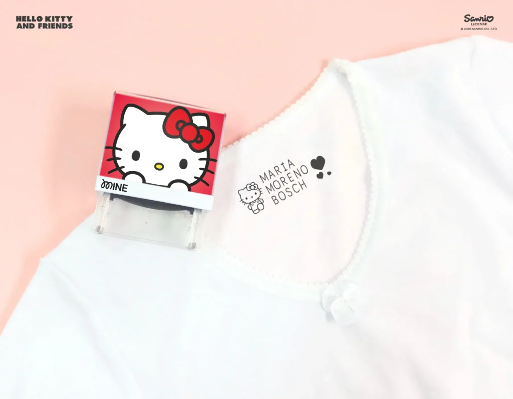 Sello Hello Kitty DIY Personalizable para ropa y objetos