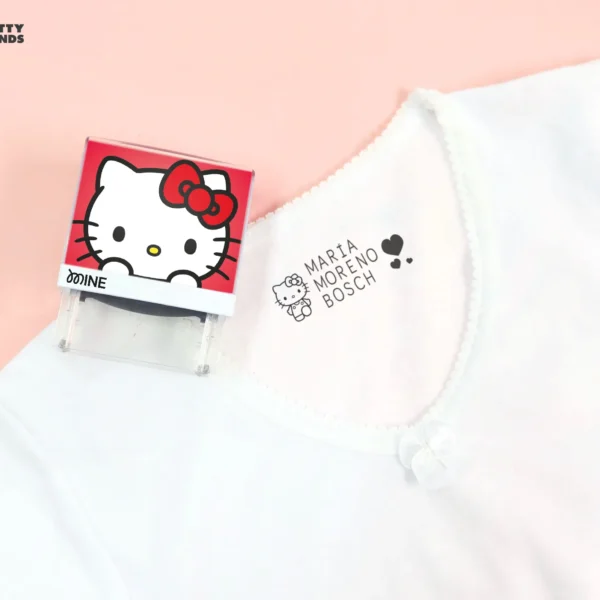 Sello Hello Kitty DIY Personalizable para ropa y objetos