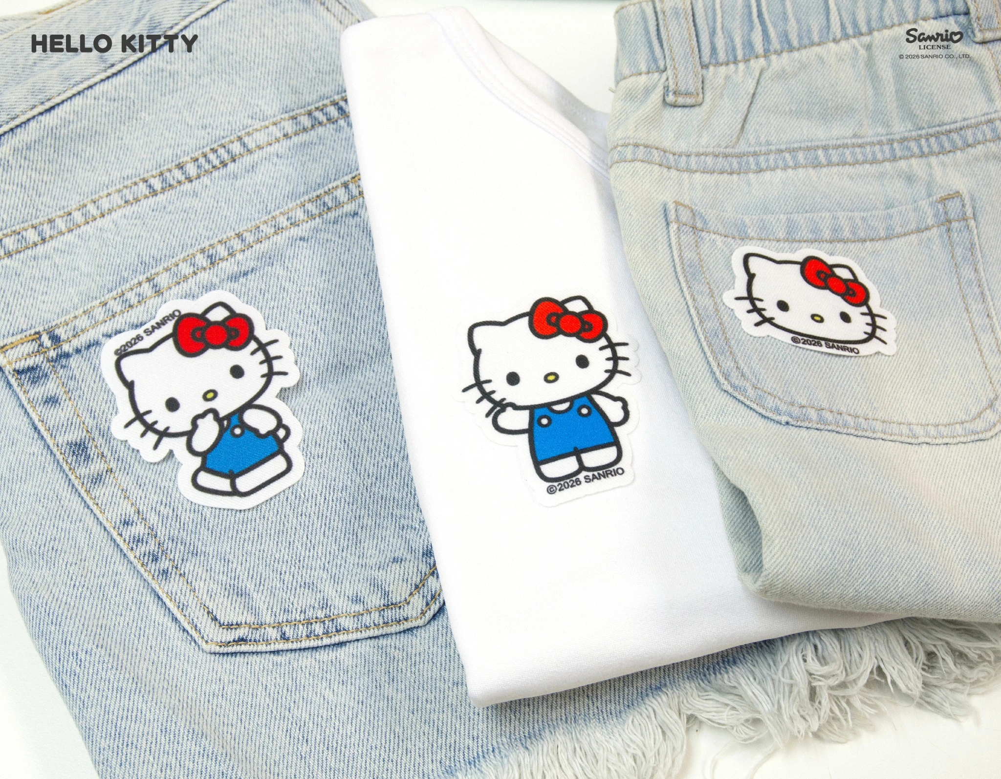 6 Parches Hello Kitty