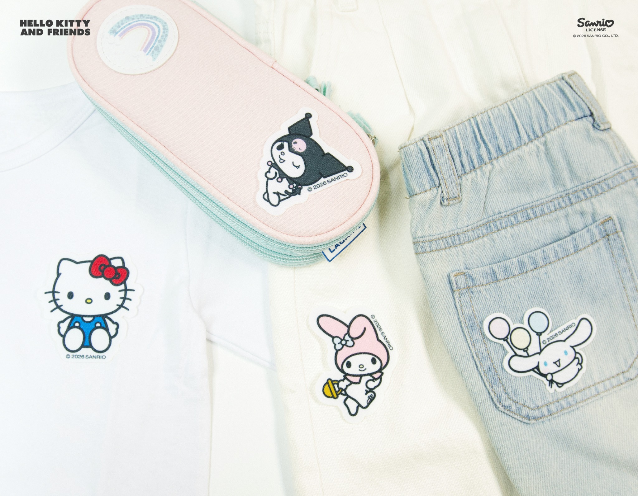 8 Parches Hello Kitty and Friends