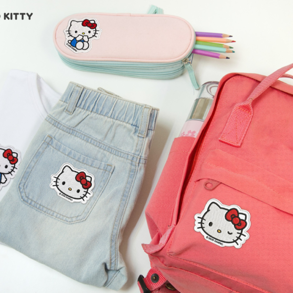 6 Parches Bordados Hello Kitty