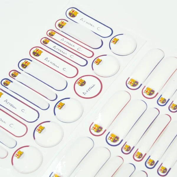 Etiquetas Adhesivas Laminadas Barça
