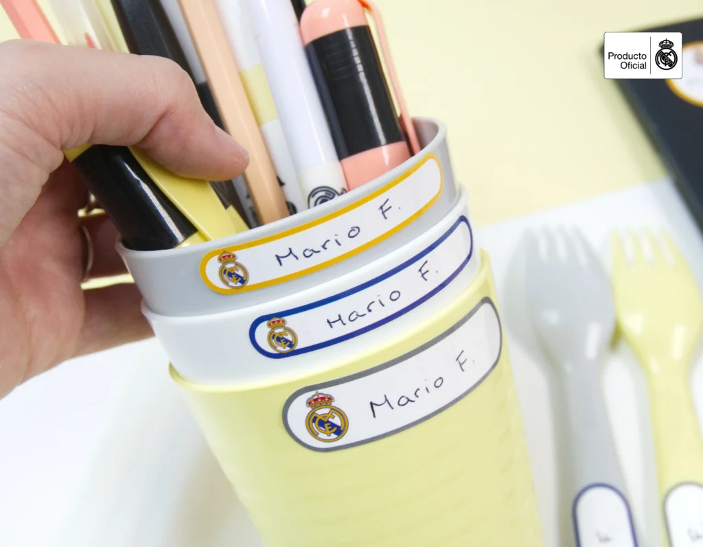 Etiquetas Adhesivas Laminadas Real Madrid