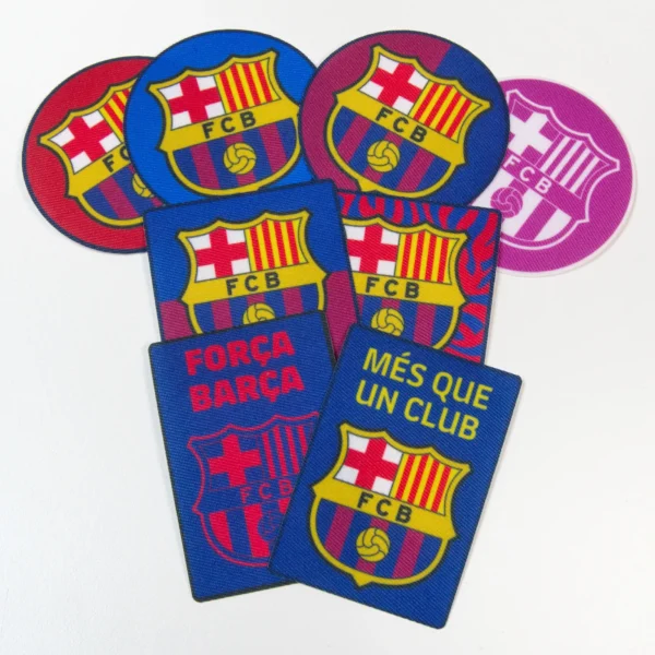 8 Parches del Barça Termoadhesivos para Ropa