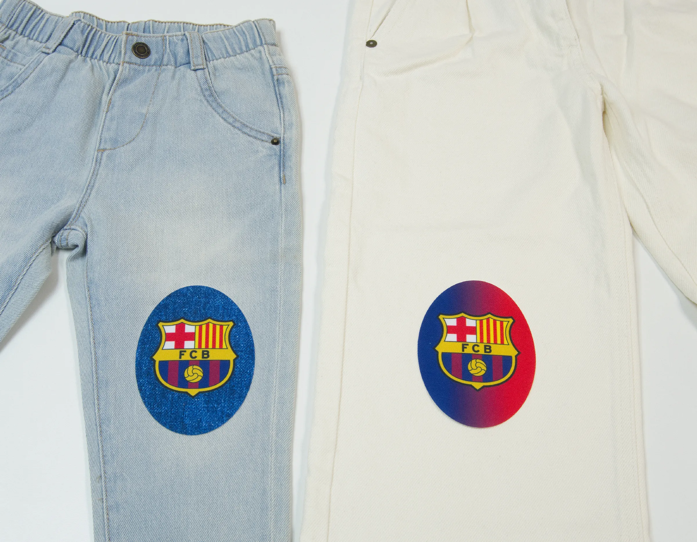 8 Rodilleras Barça Termoadhesivas
