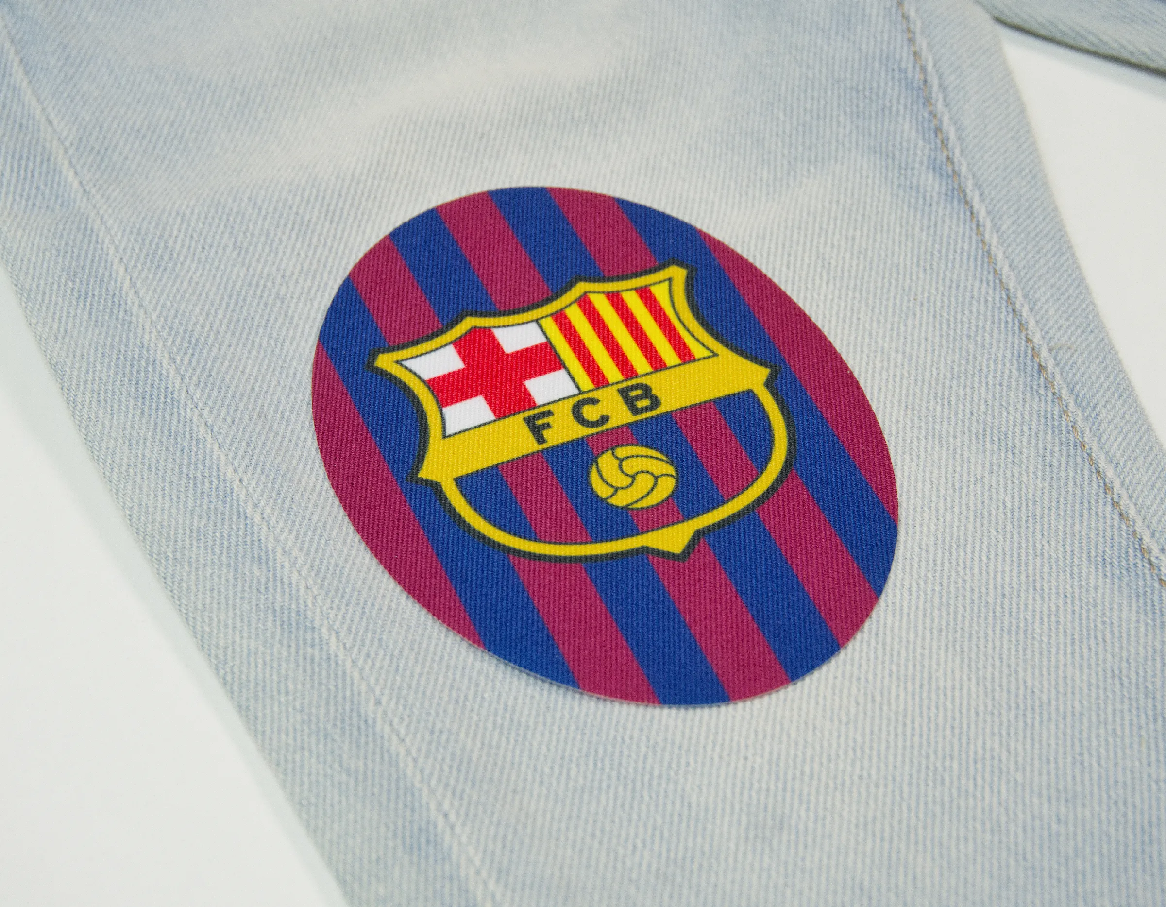 8 Rodilleras Barça Termoadhesivas