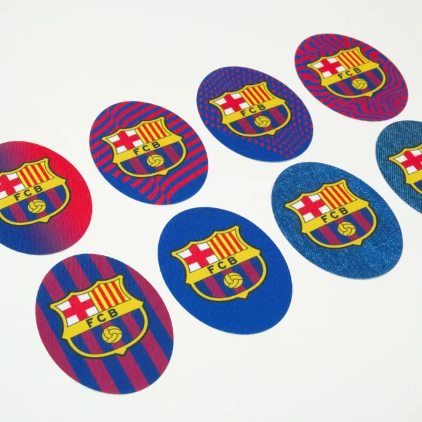 8 Rodilleras Barça Termoadhesivas