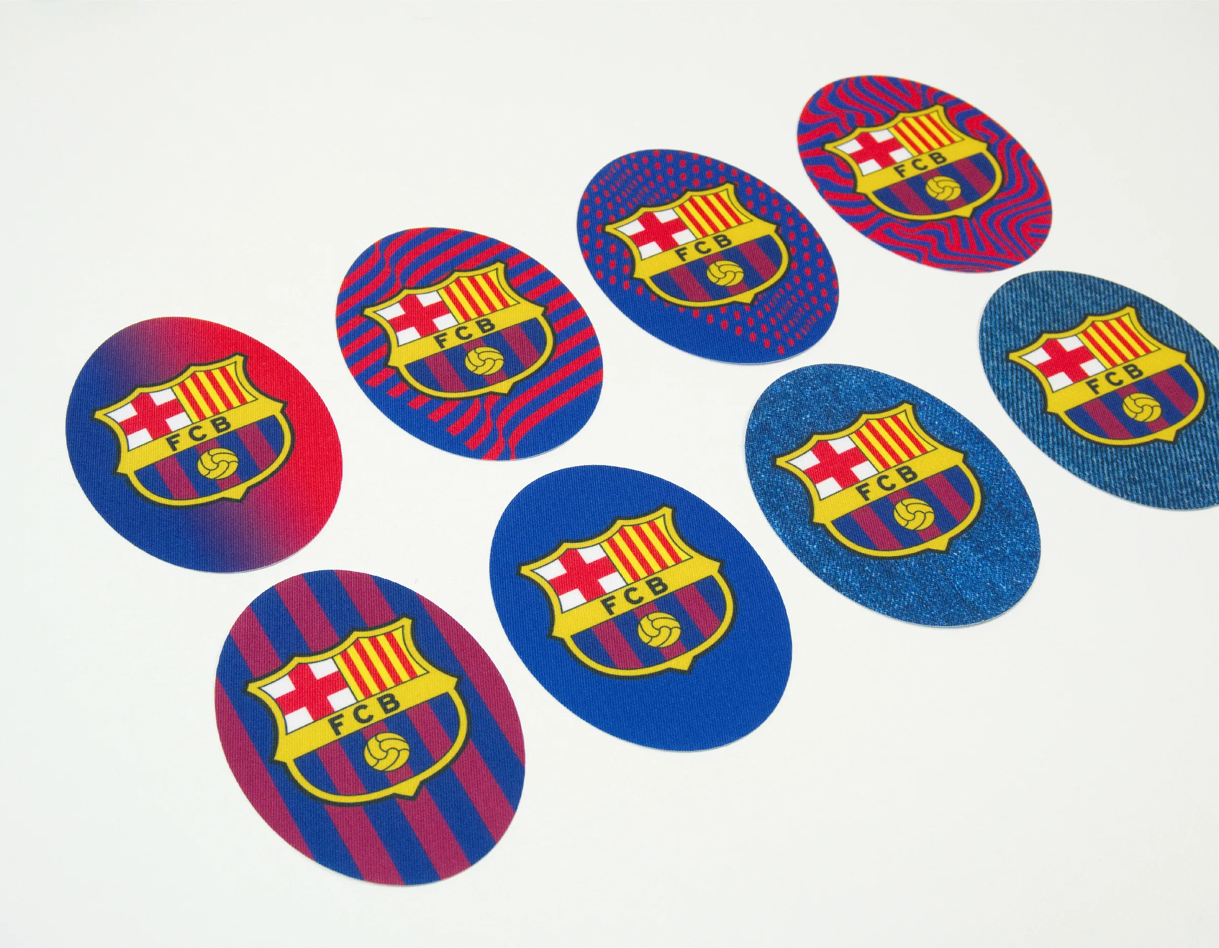8 Rodilleras Barça Termoadhesivas